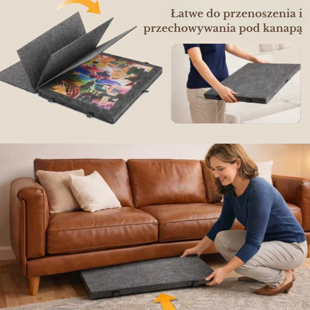 PuzzlePort – przenośna plansza do układania puzzli 2 w 1